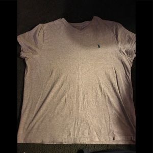 Women’s Gray Ralph Lauren POLO Tee Sz M